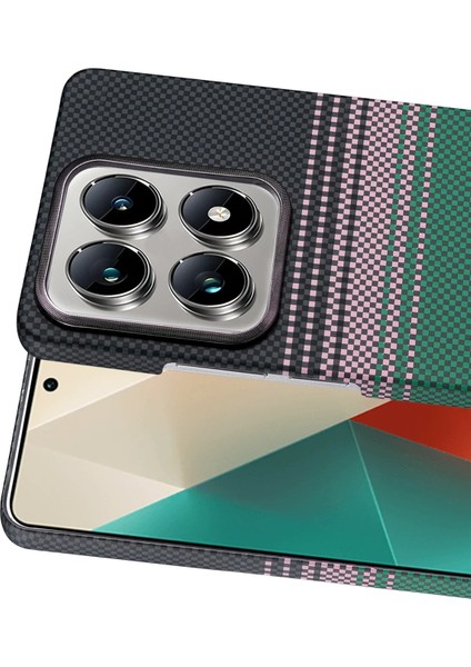 Xiaomi Mi 14T Pro Uyumlu Magsafe Şarj Destekli Kamera Koruma Çıkıntılı Karbon Fiber Tasarımlı Kılıf fiyatları
