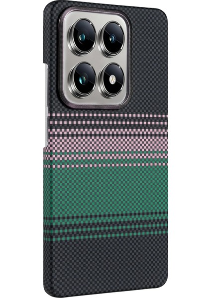 Xiaomi Mi 14T Pro Uyumlu Magsafe Şarj Destekli Kamera Koruma Çıkıntılı Karbon Fiber Tasarımlı Kılıf modelleri