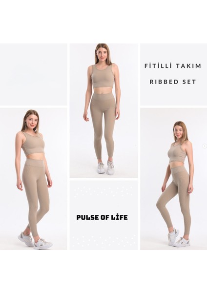 Fitilli Takım Tayt