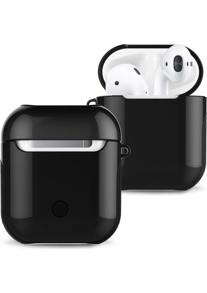 Buğz Airpods 2 (2.nesil) 3in1 Kılıf - Siyah