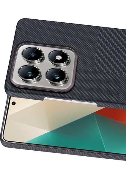 Xiaomi Mi 14T Pro Uyumlu Magsafe Şarj Destekli Kamera Koruma Çıkıntılı Karbon Fiber Tasarımlı Kılıf fiyatları