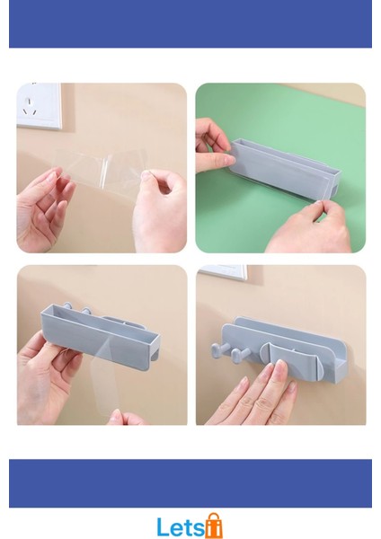 Çok Amaçlı Kendinden Yapışkanlı Duvar Tipi Telefon Şarj Standı modelleri