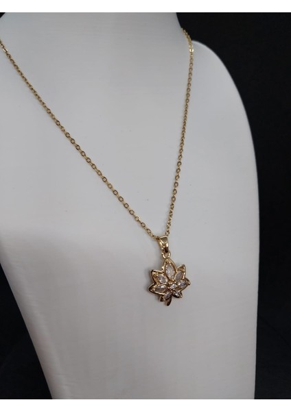 Işıltılı Paslanmaz Çelik Yaprak Kolye fırsatları