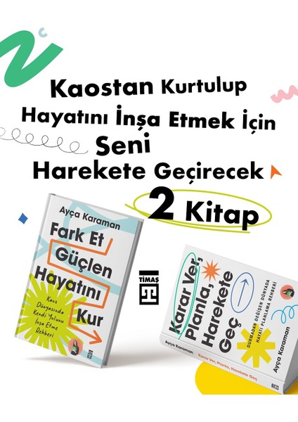 Fark Et Güçlen Hayatını Kur, Karar Ver Planla Harekete Geç (2kitap) fiyatları