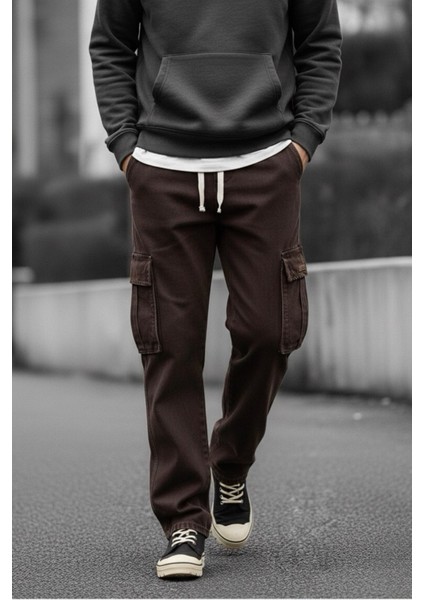 Reax Luiz Beli Lastikli ve Ipli Komando Baggy Fit Kot Kargo Pantolon fiyatları