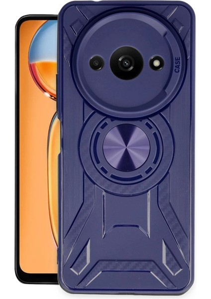 Buğz Newface Xiaomi Redmi A3 4g Kılıf Lincoln Silikon - Lacivert