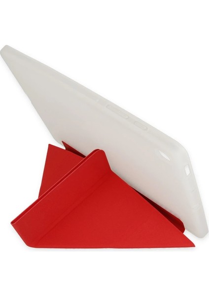 Buğz Ipad 9.7 (2018) Kılıf Kalemlikli Mars Tablet Kılıfı - Kırmızı fiyatları