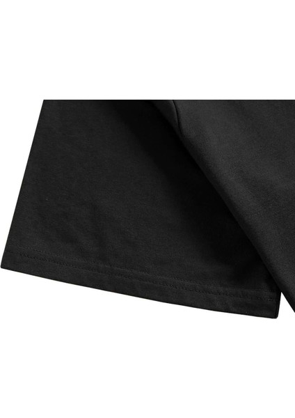 Erkek Oversize Gotil Desen Baskılı T-Shirt Rahat ve Şık Tasarım indirimleri