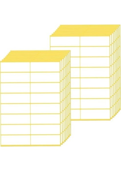 Isim Etiketi Çıkartmaları, 16 Sayfa/30 Çıkartma Seti Beyaz Etiketler 3 x 1 Inç, 80 Adet Dikdörtgen Yazılabilir Etiket, Çocuklar Için Okul ve Ev Malzemeleri (76 mm x 25 Mm) modelleri