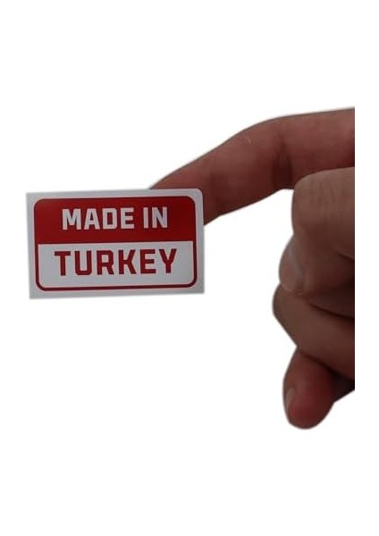 Hazır Al Hızlı Al Made In Turkey Etiketi, 50MM x 30MM Ölçüsünde 1000 Adet 40MM Çapında Kuşe Rulo Etiket modelleri