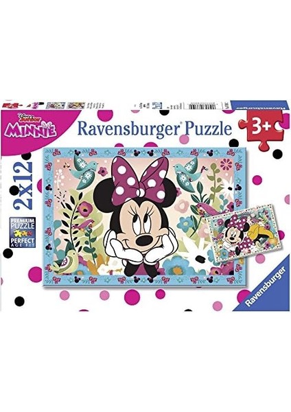 (76192) 2 x 12 Parça Puzzle Wd, Minnie