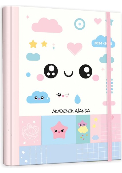 Akademik Ajanda 2024-2025 Gizli Spiralli 17X23CM 100GR. (1264)