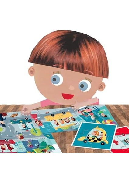 Headu Puzzle 8+1 City (2-5 Yaş) fiyatları