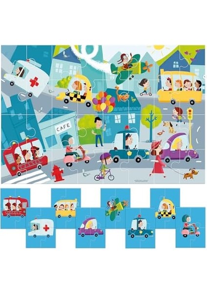 Headu Puzzle 8+1 City (2-5 Yaş) modelleri