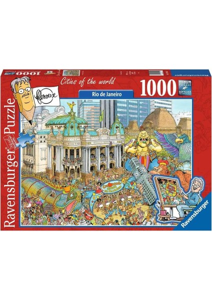 Fleroux Serisi - 1000 Parça Rio Puzzle