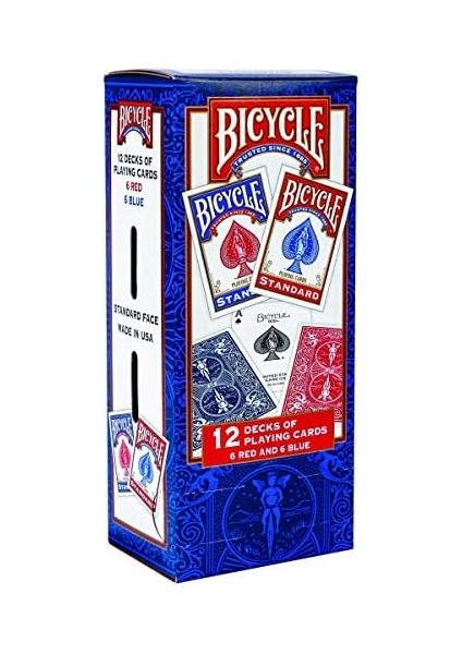 Standart Dizin Oyun Kartları, 12'li Paket modelleri