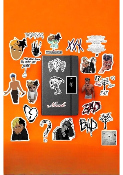 Xxxtentacion Paketi/bullet Journal Defter Çıkartma Ajanda Laptop Etiket, 8749685498654163 fiyatları