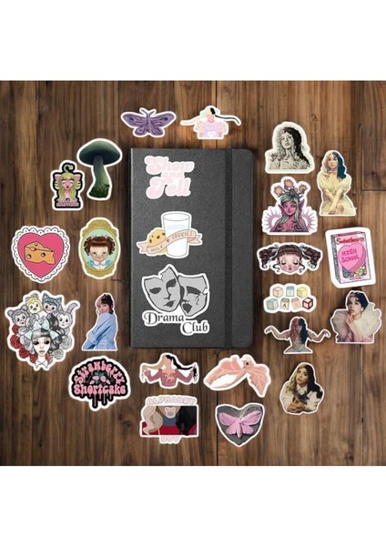 Melanie Martinez Paketi/bullet Journal Defter Çıkartma Ajanda Laptop Etiket, 98764654956 fiyatları