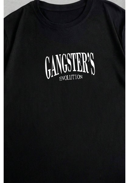 Erkek Siyah Şort-Tshirt Takım Gangster Sırt ve Ön Baskılı fiyatları