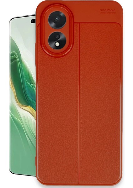 Buğz Newface Oppo A38 Kılıf Auto Focus Kapak - Kırmızı