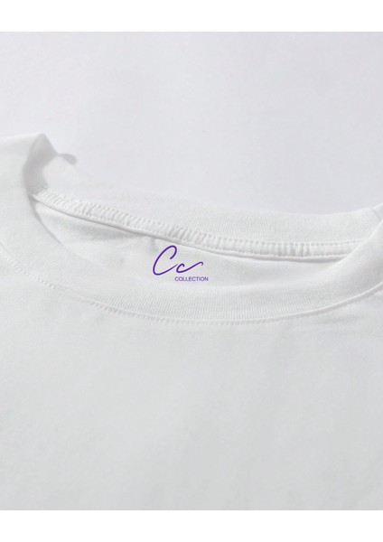 Kadın Yüz Baskılı Oversize T-Shirt indirimleri