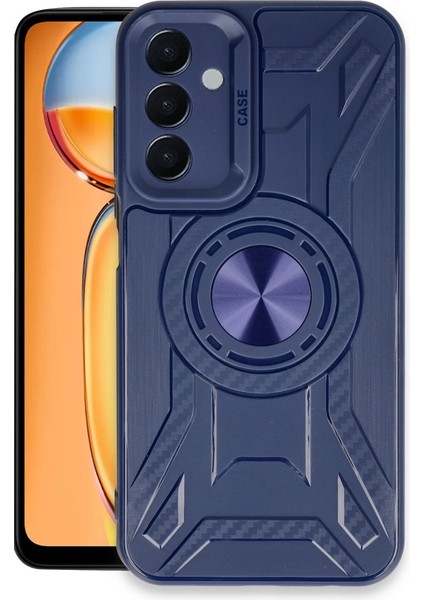 Buğz Newface Samsung Galaxy M15 Kılıf Lincoln Silikon - Lacivert