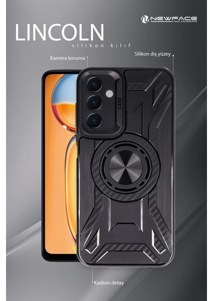 Buğz Newface Samsung Galaxy M15 Kılıf Lincoln Silikon - Lacivert fırsatları