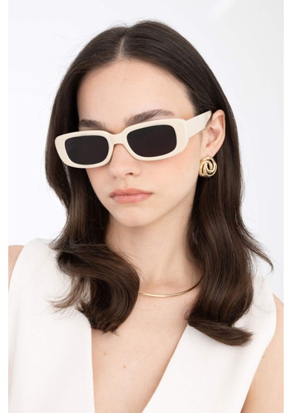 Kadın Dikdörtgen Güneş Gözlüğü D0889AXNS