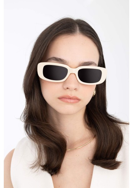 Kadın Dikdörtgen Güneş Gözlüğü D0889AXNS