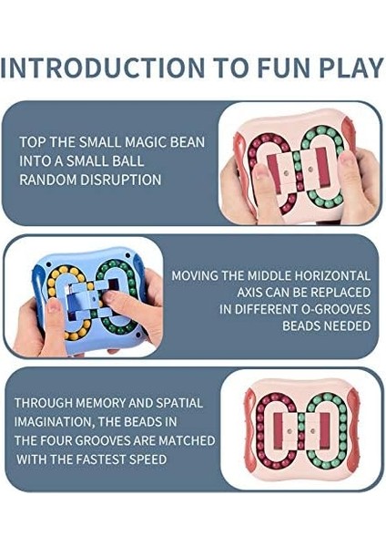 Caleqi Dekompresyon Dönen Sihirli Fasulye Küp Oyuncak Kare Dönen Küçük Boncuk Sihirli Küp Çocuk Bulmaca Dekompresyon Özel Şekil Sihirli Küp Top Oyunu Yaratıcı fiyatları
