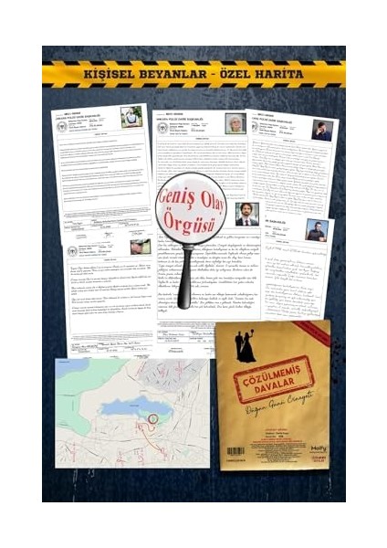 Çözülmemiş Davalar Dedektiflik Suç Çözümleme Oyunu Düğün Günü Cinayeti Dosyası - Gizem Bulmaca Cinayet Çözme Kutu Oyunları - Katil Bulma Dedektif Oyunu - Suçlu Kim, Cinayeti Çözebilir Misin? (Dava-8) fiyatları