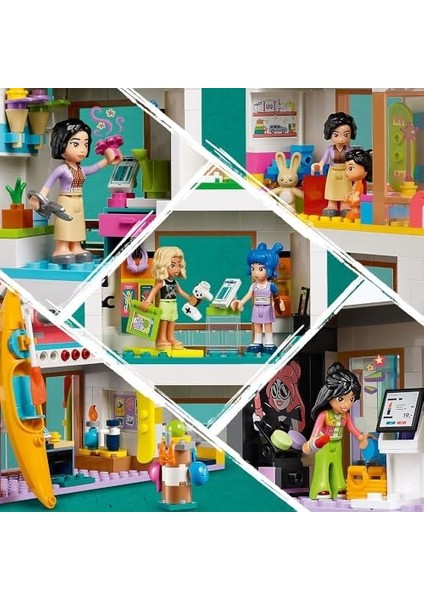 Heartlake City Alışveriş Merkezi Seti 42604-8 Yaş ve Üzeri Kız ve Erkek Çocuklar Için 5 Oyuncak Mağazası ve 7 Mini Bebek Içeren Rol Yapma Oyuncağı, Doğum Günü Hediyesi (1237 Parça) modelleri