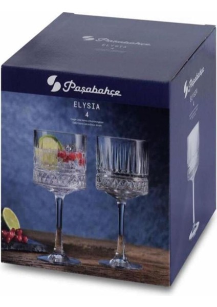 440437 Ayaklı Çok Amaçlı Sunumluk/kokteyl Bardağı 4 Adet 500 cc 26464545447