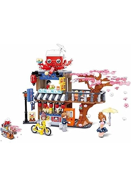 Happy Sakura Market Yapım Seti, 548 Parça