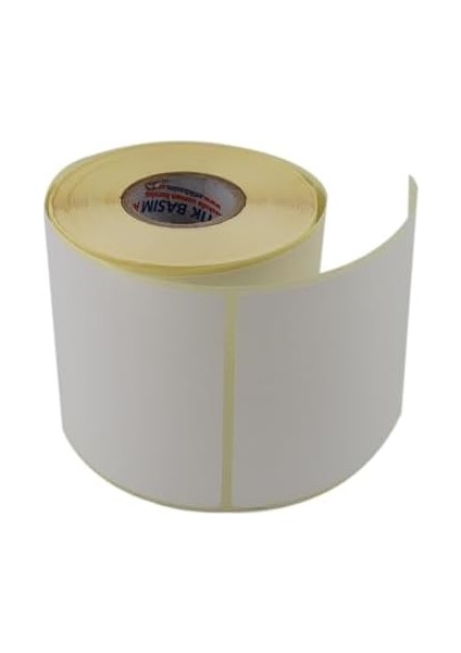 Hazır Al Hızlı Al Etiket 100MM x 120MM Ruloda 400 Adet 40MM Çapında Baskısız Not Alma Etiketi
