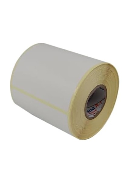Hazır Al Hızlı Al Etiket 100MM x 120MM Ruloda 400 Adet 40MM Çapında Baskısız Not Alma Etiketi modelleri