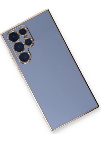 Buğz Samsung Galaxy S22 Ultra Kılıf Volet Silikon - Mavi fiyatları