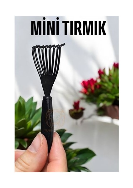 Turk Çiçek Toprağı Temizleme Tırmığı Mini Tırmık