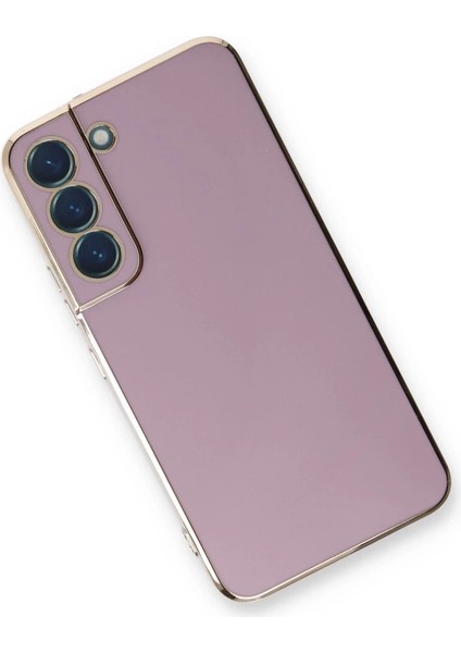 Buğz Samsung Galaxy S22 Plus Kılıf Volet Silikon - Mor modelleri