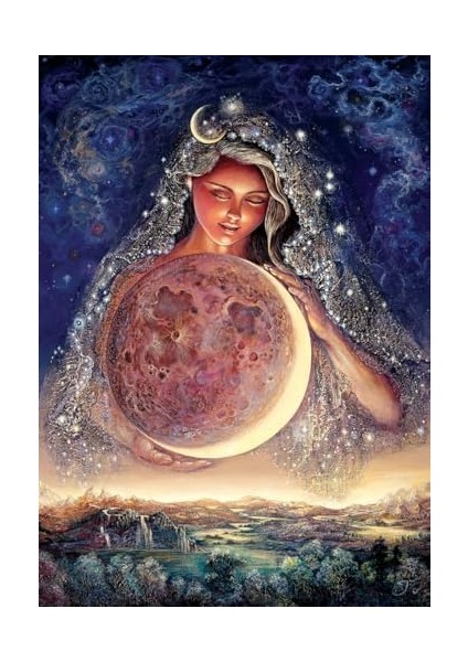 Ay Tanrıçası 1000 Parça Neon Puzzle
