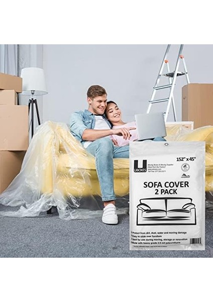 Kanepe Için Taşınma Kılıfları, 114 x 38 Cm, 2 Adet