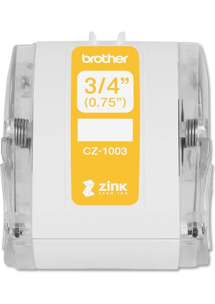 Orijinal CZ-1003 Sürekli Uzunluk ¾" (1,9 Cm) 19 mm Genişlik x 5 M (5 M) Sıfır Mürekkep Teknolojisine Sahip Uzun Etiket Rulosu, CZ1003 fiyatları
