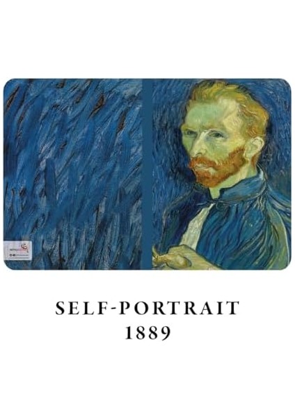 Self-Portrait Series I - A6, 4'lü Defter Seti Iv, Çizgisiz, Toplam 192 Sayfa, Her Biri 48 Sayfa, Tel Dikiş, Esnek Kapak, Oval Kenar, Tuval Doku, 60 Gram, Sarı Krem Renk modelleri