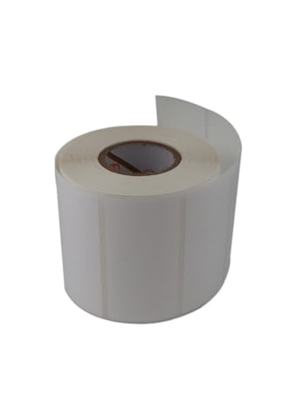 Hazır Al Hızlı Al Pp Opak Etiket 100MM x 150MM Ruloda 350 Adet 40MM Çapında Yırtılmaya Dayanıklı Etiket, Beyaz fiyatları