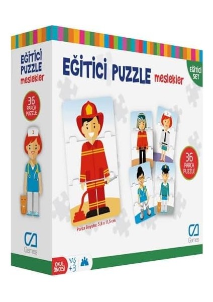 Eğitici Puzzle - Meslekler (CA.5030)