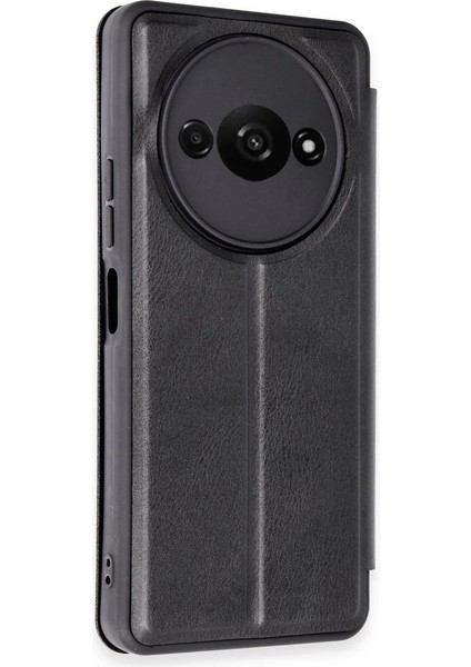Buğz Newface Xiaomi Redmi A3 4g Kılıf Flip Cover - Siyah fiyatları