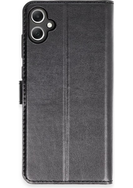 Buğz Samsung Galaxy A05 Kılıf Trend S Plus Kapaklı Kılıf - Siyah