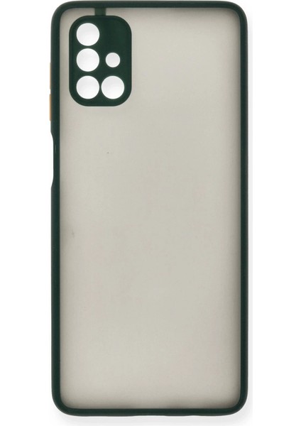 Buğz Samsung Galaxy M51 Kılıf Montreal Silikon Kapak - Yeşil fiyatları