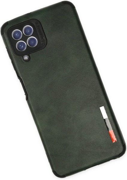 Buğz Samsung Galaxy A22 Kılıf Loop Deri Silikon - Yeşil modelleri