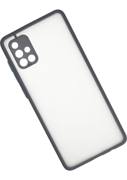 Buğz Samsung Galaxy A71 Kılıf Montreal Silikon Kapak - Gri fiyatları